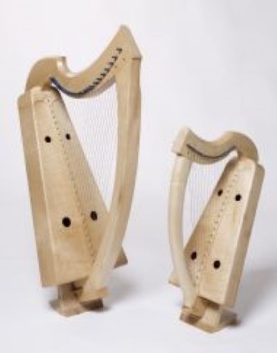 Ardival Harps reproduction of historical wire-strung harps