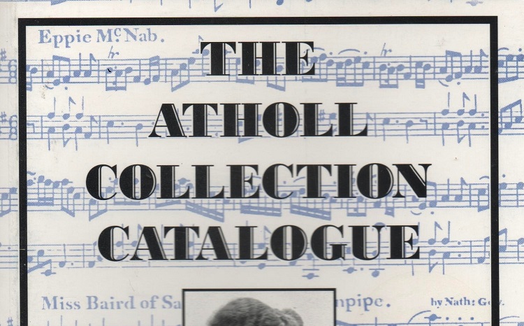 Cover page of the Atholl Collection Catalogue