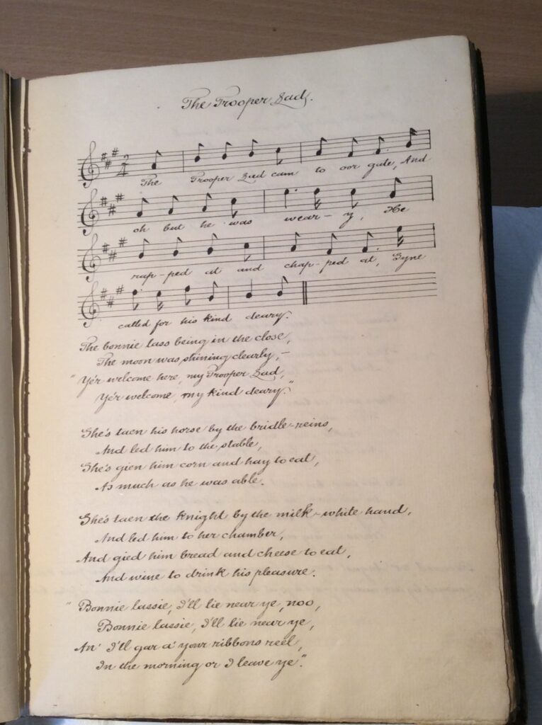 Broughton House and Border Ballads Part 1: The Macmath Manuscript ...