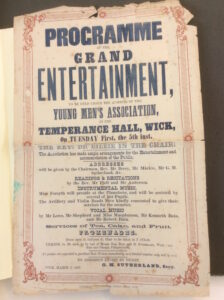 Poster about Wick Entertainment in 1867